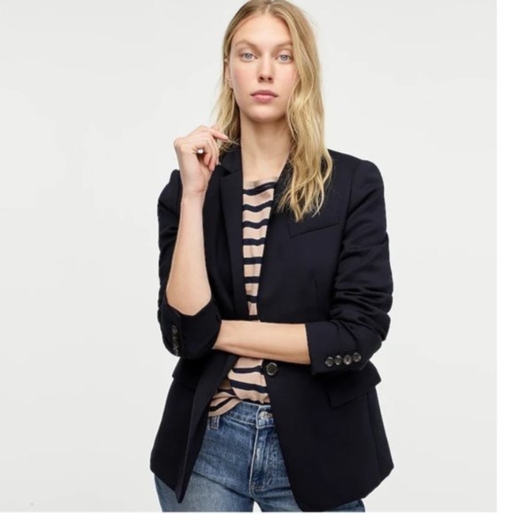 J.Crew Regent blazer in wool flannel